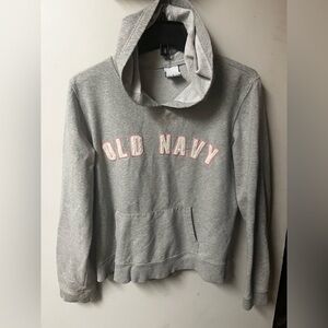 Old Navy Heather Gray Cowl Neck Sweater